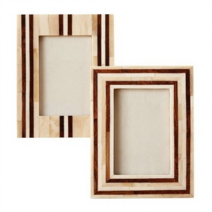 Designer Handmade Eco-Friendly Durable Modern Bone Inlay Tabletop <b>Photo</b> <b>Frame</b> for Premium Gifting with Traditional Indian Craft - Product Image 1
