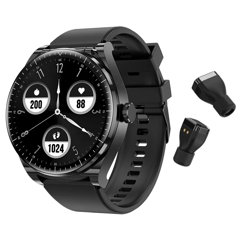 Neuzugang Fashion S9 Smartwatch 2024 TWS 2 in 1 Headset Smartwatch wasserdicht Sports Business Smartwatches mit Kopfhörer