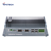 OEM/ODM Mini PC industriel sans ventilateur intégré Linux/win10 11 avec processeur central J1900/I3/I5/I7