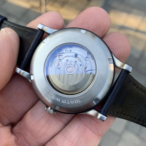 Top Brand Private Label classico in pelle di lusso personalizzato Logo miyota movimento 9015 orologi automatici per gli uomini originali - Product Image 5