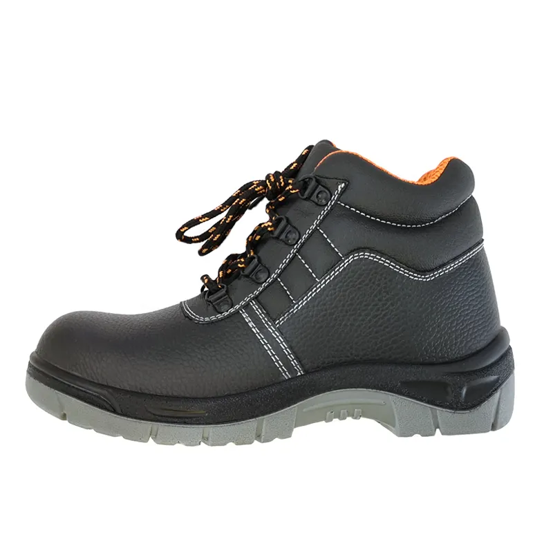 Botas De Seguridad Leather Waterproof Work Safety Boots Mens Industrial Mining Safety Shoes With Steel Toe