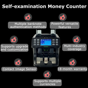 ComPOSxb Compteur de billets à écran tactile avec détection de 2 devises CIS USD/<span class=keywords><strong>EUR</strong></span>/PKR/IQD/CFA/XOF/XAF pour billets mixtes – Usage professionnel - Product Image 4