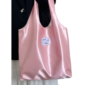 Bolso de mano de seda auténtica para mujer, bolso de mano de seda suave de gran capacidad, bolso de Compras/viaje/playa estampado, precio barato - Product Image 1