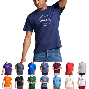 เสื้อคอกลมแขนสั้นผ้าคอตตอนออร์แกนิกสำหรับผู้ชายเสื้อยืดใส่ได้ทั้งชายและหญิงพิมพ์โลโก้ตามสั่ง100% - Product Image 5