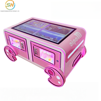 Nouvelle table de jeu interactive à écran tactile pour quatre personnes, table de dessin numérique, vente directe d'usine.