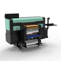Impresora de película Uv Dtf de apellido Zhou A2 Rollo a rollo Impresora Uv directa a película con laminador para plotter AB Fiim Dtf Uv 60cm