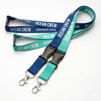 Lanière promotionnelle avec impression par sublimation de logo personnalisé et verrou de sécurité pour le cou