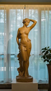Tượng nữ khỏa thân bằng đồng nguyên khổ, gợi cảm, thanh lịch, tượng nữ ngoài trời, đúc đồng đánh bóng - Product Image 6