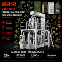 Machine d'emballage automatique ECHO pour sachets préformés, remplissage et scellage, pour thé en vrac aux feuilles vertes Fuso, thé aux bulles, thé du Kenya et du Sri Lanka