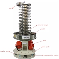 Palan à vibrations verticales en acier au carbone et acier inoxydable, levage de matériaux de particules de poudre, levage de refroidissement et de refroidissement