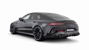 ชุดแต่งรอบคันสำหรับ Mercedes AMG GT63 รุ่นอัพเกรดสไตล์ Babos คาร์บอนไฟเบอร์ ประกอบด้วยลิ้นหน้า สเกิร์ตข้าง ดิฟฟิวเซอร์ สปอยเลอร์ และท่อไอเสีย - Product Image 3