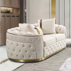 Đường cong sofa Set 2 CHỖ NGỒI Modular có thể giặt Teddy vải ngả cắt sofa cho sảnh khách sạn đồ nội thất phòng khách - Product Image 4