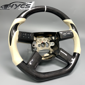 Volant en fibre de carbone en cuir suédé de course de carbone pour <span class=keywords><strong>Chrysler</strong></span> <span class=keywords><strong>300c</strong></span> Kit de carrosserie <span class=keywords><strong>Rolls</strong></span> <span class=keywords><strong>Royce</strong></span> Phantom - Product Image 3