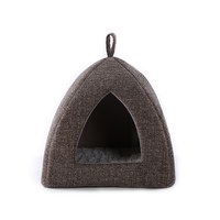 2022 fabricant logo personnalisé portable tissu mignon chiens et chats grotte igloo lit arc-en-ciel hiver maison pour animaux de compagnie pour voiture voyage