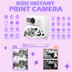 Cámara de Impresión Instantánea para Niños, Cámara Imprimible de 1080P para Niños de 3 a 10 Años, Regalo de Navidad o Cumpleaños para Niñas, Impresora de Fotos - Product Image 3