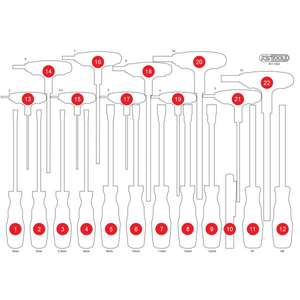 KS TOOLS-811,1022-97 Inserto de espuma vacío para 811,1022-EAN 4042146860687 TALLERES DE ROTACIÓN BANDEJAS VACÍAS - Product Image 1