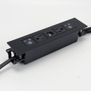 Barrette d'alimentation rechargeable 12A dans le bureau 2 prises ca 2 ports USB-A prise électrique pour maison intelligente 125V nominale pour bureau à domicile - Product Image 4