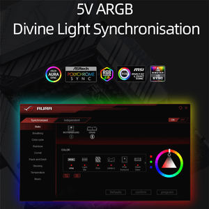 COOLMOON Multi-interface Gaming PC Accessories PA1 ARGB Controller <strong>Hub</strong> 5V 3PIN <strong>PWM</strong> 4PIN Interface Fan Remote Control Kit OEM - Product Image 3