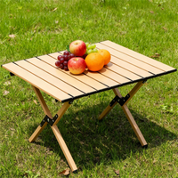 Table pliante moderne en acier inoxydable au design tendance - Durable, légère, portable, 2 places, pour pique-nique, plage, voyage