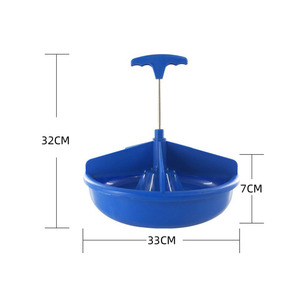 Azul de plástico de cerdo granja comedero Piglet de Piglet - Product Image 2