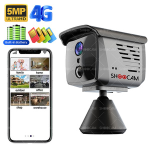 New 5MP 4 gam Sim pin thông minh Mini CCTV Camera tầm nhìn ban đêm và chuyển động theo dõi nhà mạng CMOS wifi nhà Hệ thống an ninh - Product Image 1