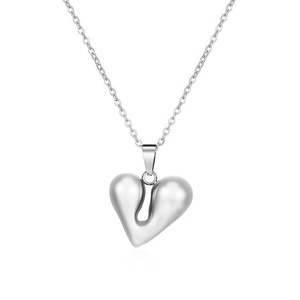 Collar de Acero Inoxidable Dorado, Joyería Personalizada, Collar con <span class=keywords><strong>Cadena</strong></span> <span class=keywords><strong>Cubana</strong></span> para Mujer - Product Image 4