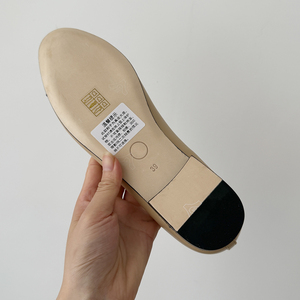 Bailarinas para <span class=keywords><strong>mujer</strong></span>, <span class=keywords><strong>zapatos</strong></span> sin cordones con lazo suave y elegante, <span class=keywords><strong>Beige</strong></span>, <span class=keywords><strong>charol</strong></span>, negro, para oficina, fiesta, boda, negocios, informales - Product Image 5