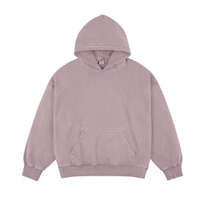 Sweat à capuche pour homme personnalisé, streetwear de haute qualité, 500g, lavé, coupe courte, lourd, délavé à l'acide, sweat à capuche pour homme, sweat à capuche pour homme - Product Image 6