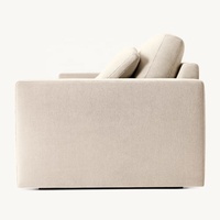 Meubles personnalisés de canapé de salon style simple canapé en bois massif en tissu 3 places nouveau canapé à vendre OEM/ODM