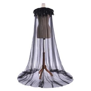 Оптовая продажа, костюмы для косплея на Хэллоуин, плащ с капюшоном для детей и взрослых, длинный бархатный плащ в форме призрака, костюмы ведьм - Product Image 5