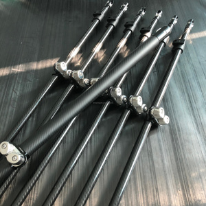 MARCH Ultra Léger 3m Portable 3K Twill Carbon Fiber Canopy Pole Manufacturing for Sailing Trip - Product Image 5