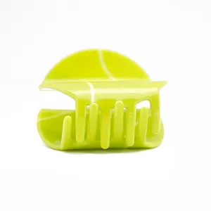 CANYUAN Korean style olive green tennis acetate hair claws cute mini small women's hair clip customization