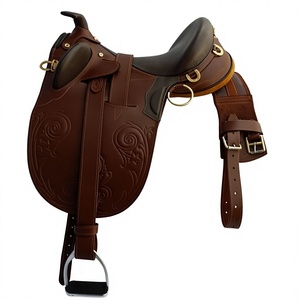 Silla de Montar Inglesa de Cuero Personalizada de Alta Comodidad BS International NA97, Brida para Caballo de Madera, Unisex, Sostenible para Equitación - Product Image 3