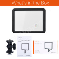 Godox — lampe led Ultra fine pour Studio vidéo, 3300-5600K, compatible caméra DV, caméscope, avec adaptateur d'alimentation gratuit, led p120c
