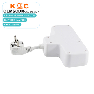 Multiprise murale européenne Schuko 2 voies avec charge rapide USB-C PD 20W et USB QC3.0, interrupteur inclus - Product Image 3
