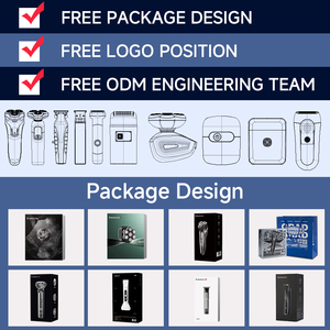 Rasoir rechargeable 4 en 1, lame flottante 3D, tondeuse à barbe, rasoir électrique pour homme, étanche, utilisation humide et sèche, visage, moustache - Product Image 4