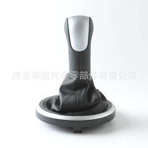 Pomo de palanca de cambios para Ford Fiesta, versión de cuero y plástico PU, diseño ergonómico - Product Image 4