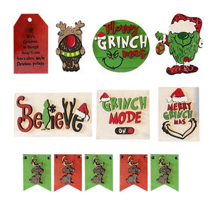 عيد الميلاد غريش 12 قطعة مجموعة الجدول الديكور عيد الميلاد ديكور المنزل الديكور بالجملة - Product Image 3