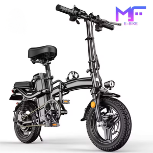 2025 vendita calda 350W 48V Mini bicicletta <span class=keywords><strong>elettrica</strong></span> <span class=keywords><strong>pieghevole</strong></span> 14 pollici elettrico City Bike adulti <span class=keywords><strong>pieghevole</strong></span> batteria al litio <span class=keywords><strong>bici</strong></span> <span class=keywords><strong>elettrica</strong></span> - Product Image 3
