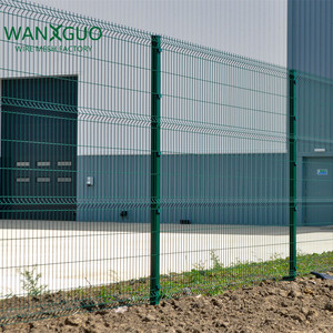 Nhà vườn trang trí bán buôn thép kim loại 3D cong Hàn PVC tráng hàng rào Panels - Product Image 6