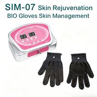 Équipement de salon : Gants micro-courants BIO, appareil de beauté raffermissant la peau, anti-rides, lifting facial pour soins de la peau 2026