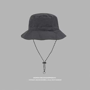 OEM de secado rápido 3D bordado cubo sombrero impermeable tela de lona estilo europeo-americano verano sombrilla al aire libre senderismo Casual - Product Image 4