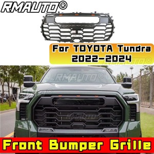 สำหรับ TOYOTA Tundra 2022-2024 อุปกรณ์ตกแต่งรถยนต์ กระจังหน้าทรงสปอร์ต ชุดแต่งตัวถังรถยนต์ กระจังหน้ากันชนหน้า อะไหล่ตกแต่ง - Product Image 1