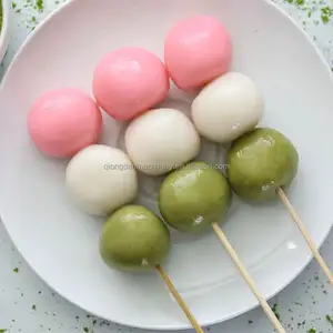 Yüksek otomasyon Mochi Squishy yapma makinesi Mochi börek hazırlama makinesi Mochi atıştırmalık yapma makinesi moonkek yapımcısı