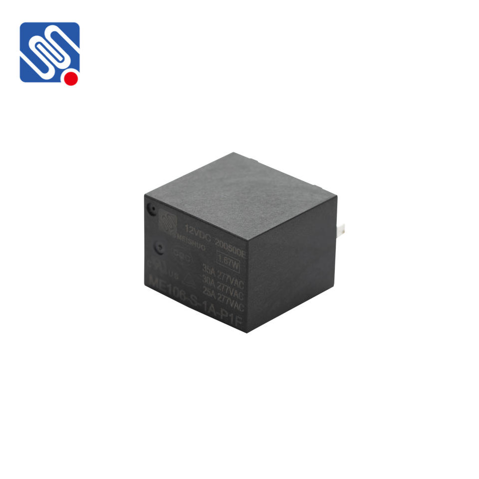 Meishuo ME106 Miniature 32A 4-Pin Latching Relay Sealed for Solar Photovoltaic Inverter and New Energy Vehicle Charging Pile