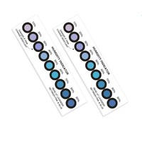 Carte indicatrice d'humidité de test personnalisée à 9 points, sans cobalt, sans halogène, résistante à l'humidité