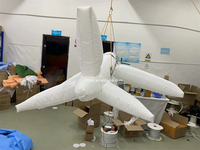 Modèle d'avion gonflable géant de la publicité