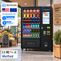 Distributeur automatique de snacks d'extérieur RUNYANG avec lecteur de cartes pour aliments et boissons