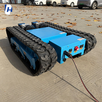 Châssis à chenilles, assemblage de marche, chaîne en caoutchouc télécommandée, châssis mécanique à chenilles, moteur hydraulique