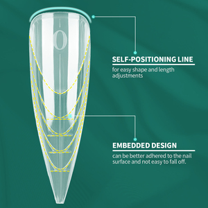 <span class=keywords><strong>Nailpop</strong></span> เล็บอะคริลิกโพลีแบบฝังปลายแหลมแบบฝังเล็บเจลยูวีแบบคู่ใช้ซ้ำได้15ขนาด - Product Image 5